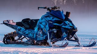 EPIC YAMAHA 4-STROKE TURBO SNOWMOBILE Wheelies, Hill Climbing & MORE! Ultimate Fails/Wins 2021