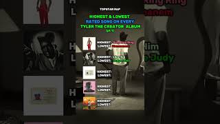 The HIGHEST and LOWEST Rated Song on every Tyler The Creator Album ttylerthecreator #donttaptheglass