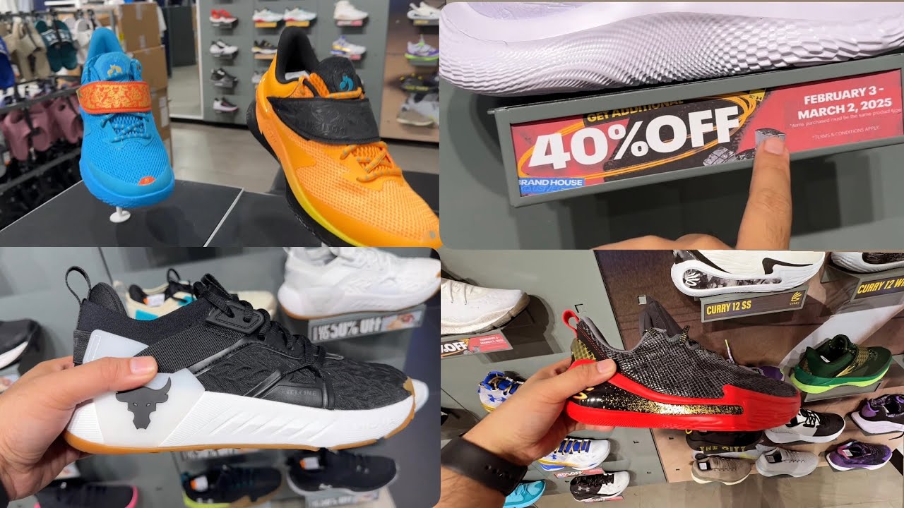 4K! 40%! UNDER ARMOUR | SNEAKER SHOPPING | UNBELIEVABLE DISCOUNT