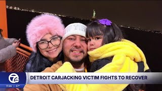 Wyandotte man shot in the face during carjacking, suspect on the run