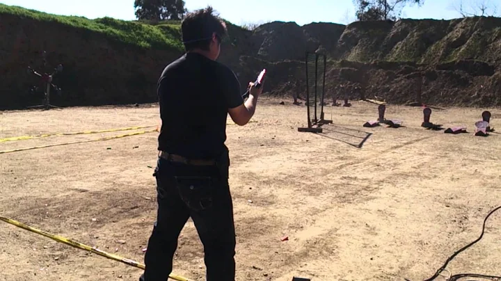 Suzaku shooting steel targets Beretta PX4 storm 9mm