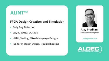 CDC Verification with ALINT™