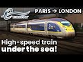 PARIS to LONDON on the high-speed EUROSTAR beneath the sea! - Standard Class Review