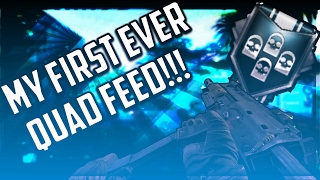 MY FIRST EVER QUAD FEED!!!! MP7 IS BEAST!!! (COD: Black Ops 2 Live Commentary)
