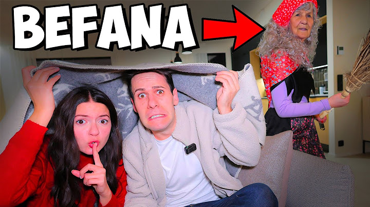 Abbiamo trovato la BEFANA dentro casa..