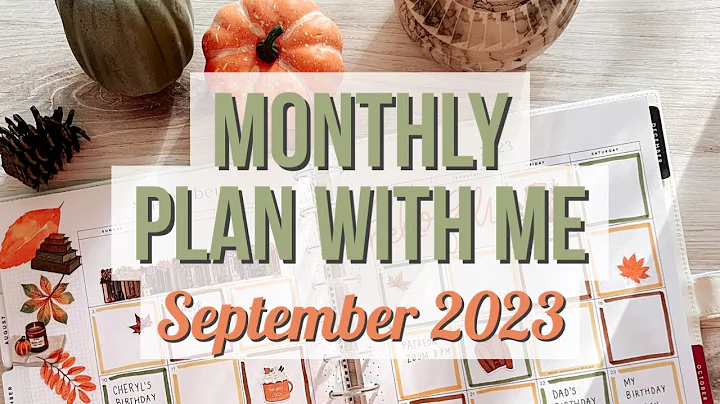 September 2023 Monthly Plan With Me - Simple Way to Decorate! Big Happy Planner Fall Theme - DayDayNews