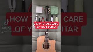 How to take care of your guitar #Shorts