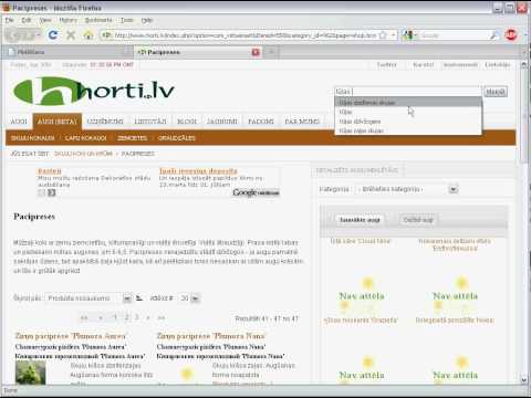 Kā meklēt augus horti.lv? Google pielāgotā meklēšana