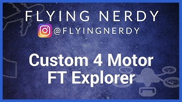 Scratch Built RC Airplane: 4 motor design, Flitetest Explorer