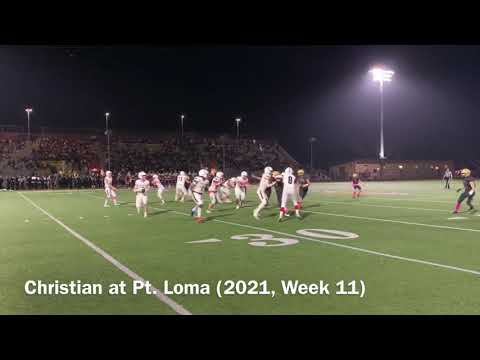 2021 EAST COUNTY PREP FOOTBALL: Christian at Pt. Loma (Week 11)