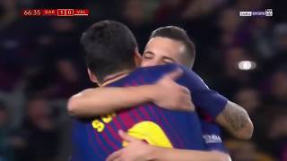 Barcelona vs Valencia 1: 0 (Copa Del RAy Semi finals)