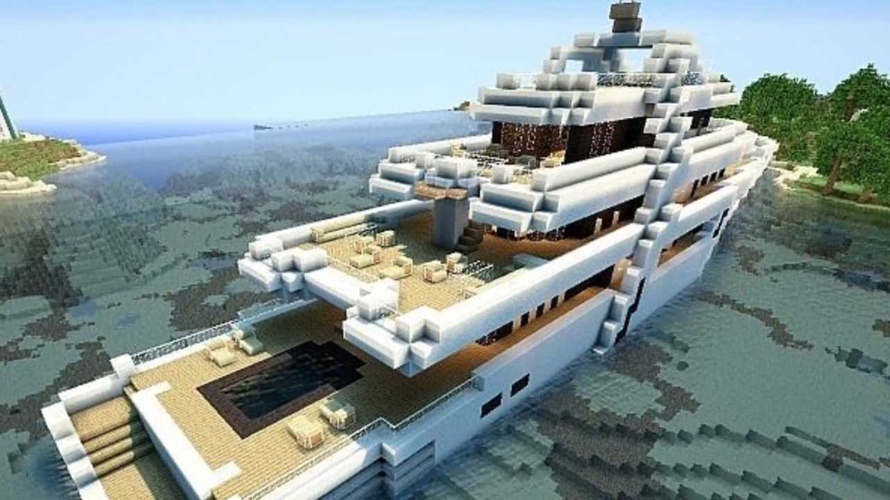 image de yacht minecraft