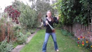Flowersticks with music - a short sequence
