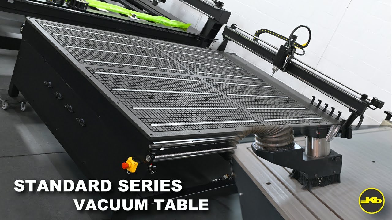 CNC Router Vacuum Table Machining Process | Kelbrand CAM CNC - YouTube