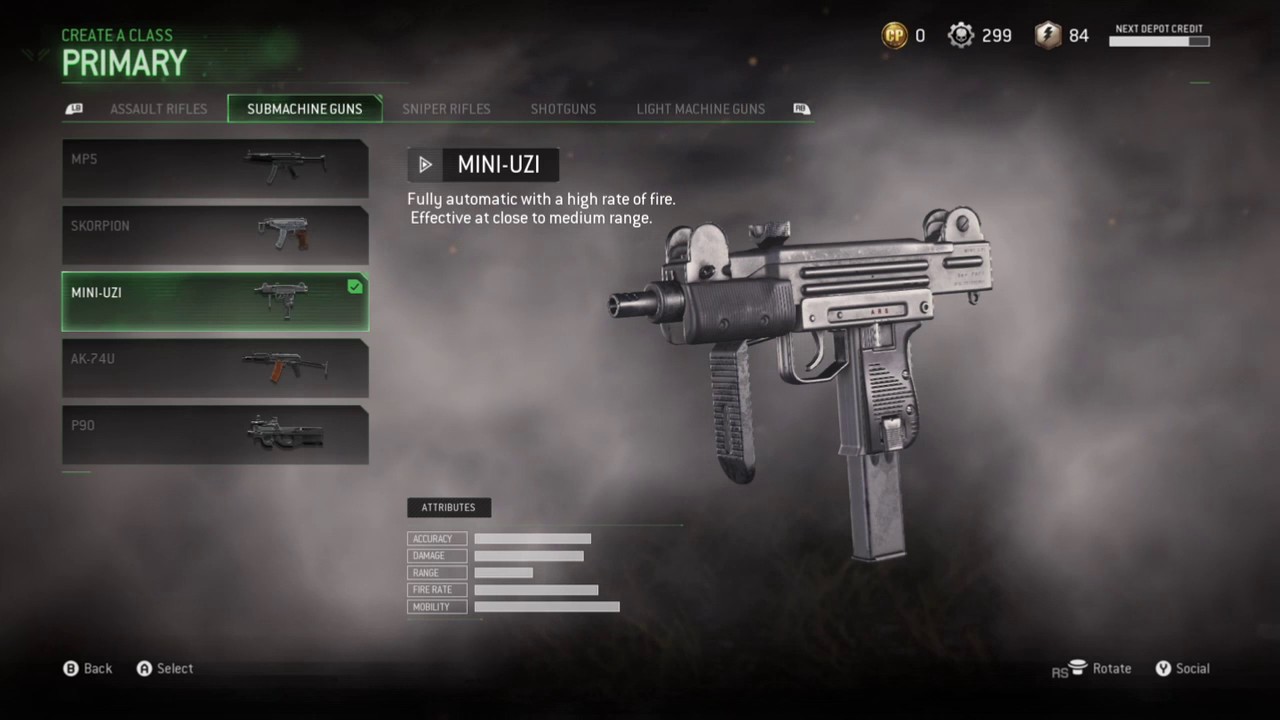 Mini Uzi Smg Best Class Setup- MWR
