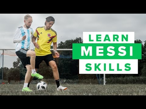 LEARN FIVE MESSI FOOTBALL SKILLS part 2 | How to play like Lionel Messi