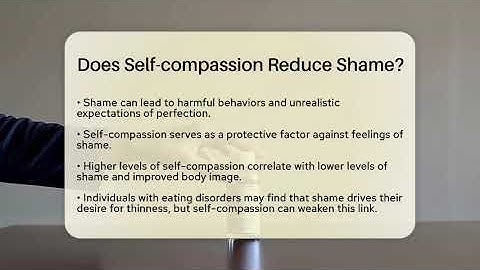Does Self-compassion Reduce Shame? - Inside Body Image