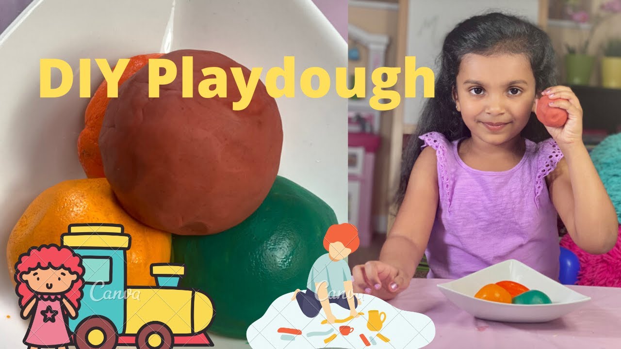 DIY Playdough How To Make Playdough With Flour Water And Salt In 5 DIY Playdough How To Make Playdough With Flour Water And Salt In 5