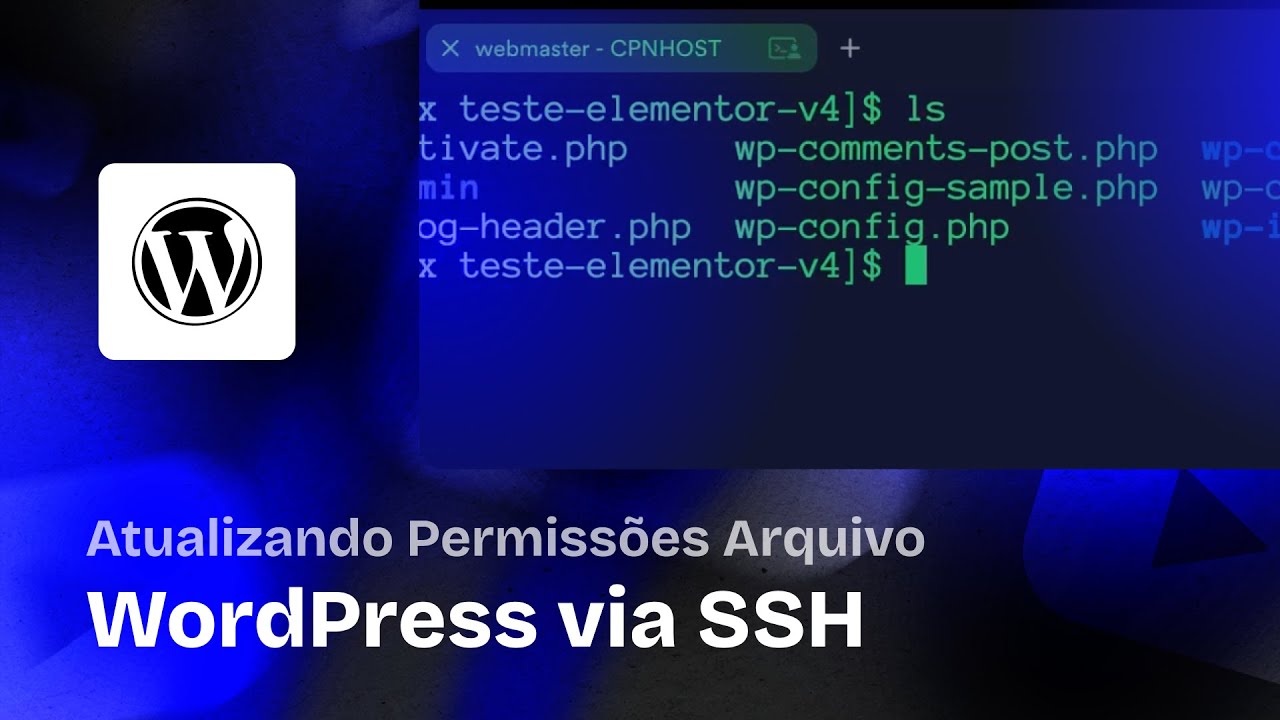 Atualizar Permissões WordPress via Terminal SSH - YouTube