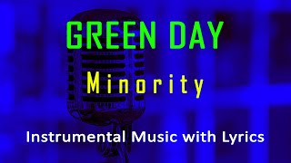 Minority Green Day (Instrumental Karaoke Video with Lyrics) no vocal - minus one