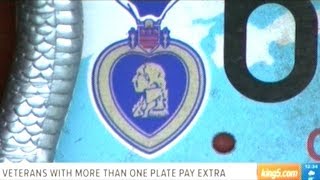 Wounded In Combat Veteran Angry At New Fees On His Purple Heart Car License Plates