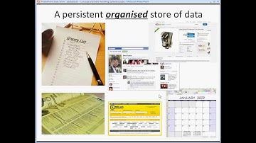 Databases  Concept and Data Handling Software