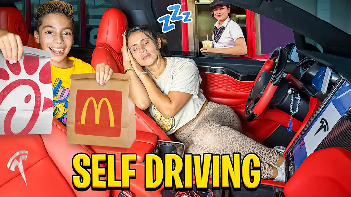 Letting our Tesla DECIDE what we EAT for 24 Hours! (SELF DRIVE) | The Royalty Family - DayDayNews