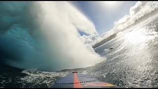 Caught inside by Monster wave at JAWS