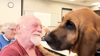 Cook County Sheriff's Canines Visit Northside AARP