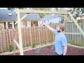 How to Build a DIY Backyard Swing Set