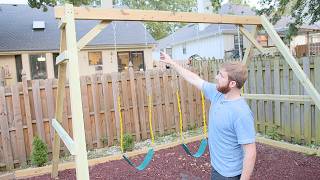 How To Build A Diy Backyard Swing Set - Free Sketchup Plans