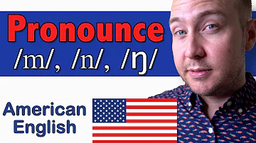 What are the 3 nasal sounds?