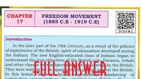 ||class 7 social science|| chapter -17 Freedom movement||#class7socialscience #class7 