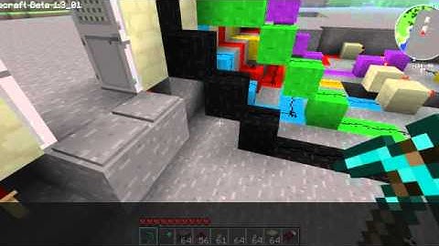 Minecraft Redstone Tutorial: 8 buttons password protected door. Part 2