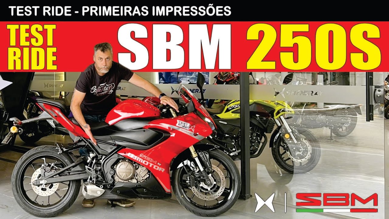 SBM 250S TEST RIDE | PRIMEIRAS IMPRESSÕES 