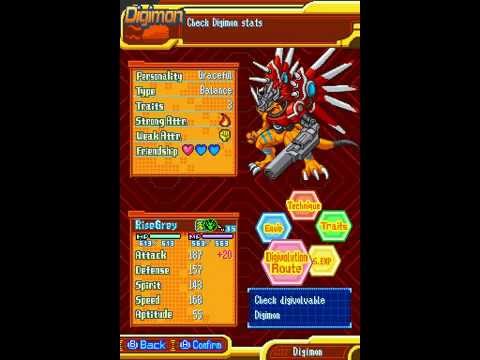 Digimon World Dawn Digivolution Chart