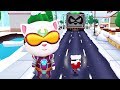 Cyber Angela Chạy Lấy Vàng, Xe Trượt Tuyết, Chuông Noel Và Boss Fight #138 - Talking Tom Gold Run