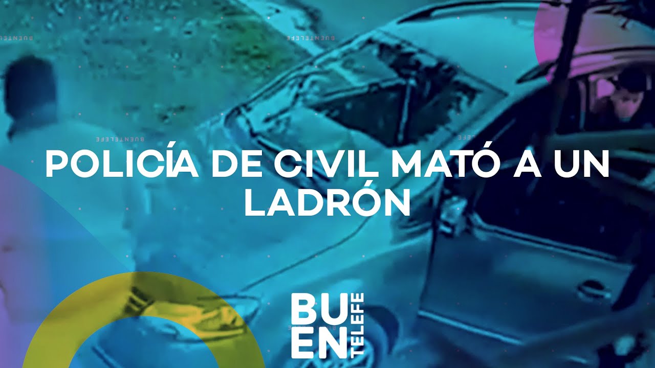 POLICÍA MATÓ a un LADRÓN que quiso ROBARLE el AUTO #BuenTelefé