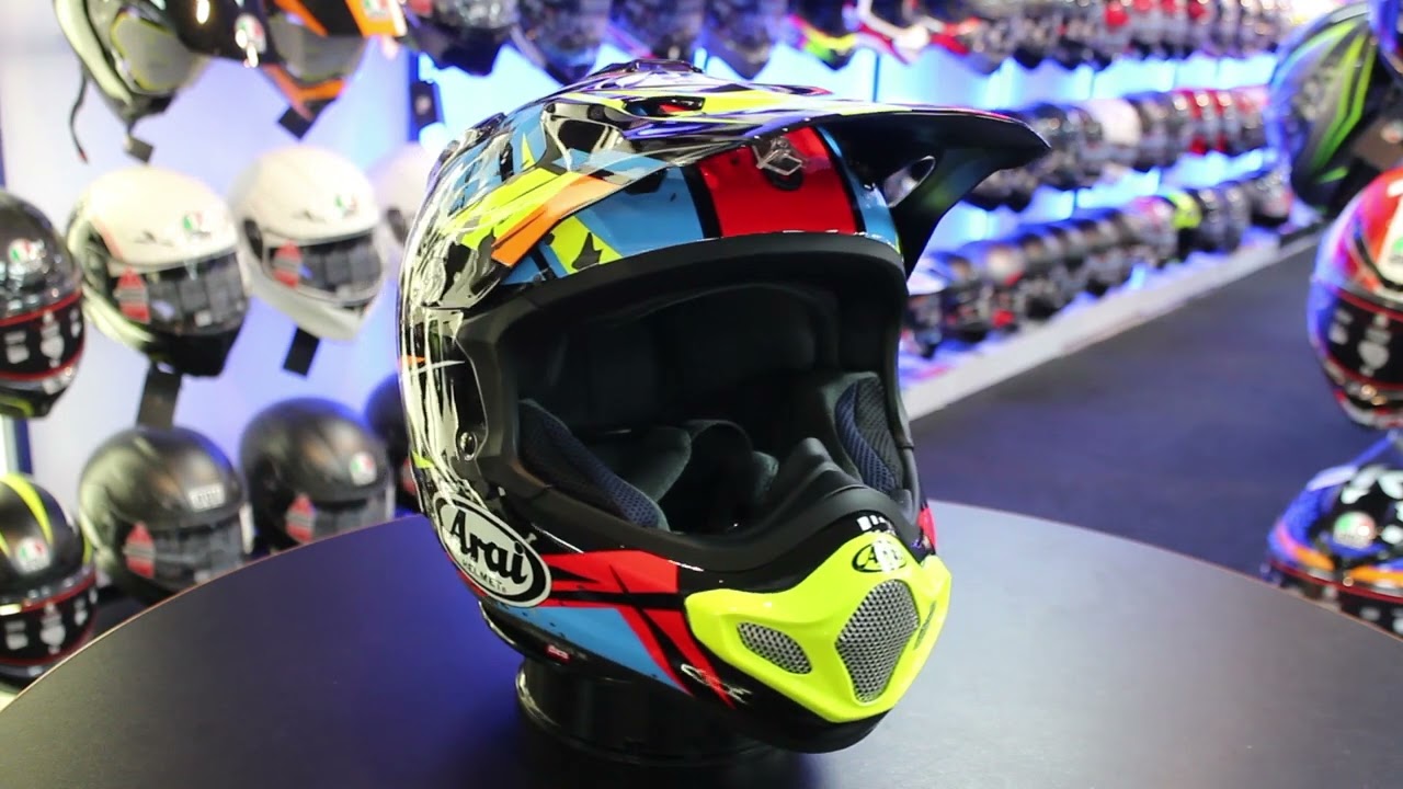AraiMX-V Evo Motocross Helmet (Track) - YouTube