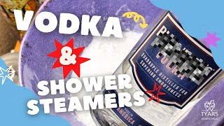 Making Shower Steamers with Vodka