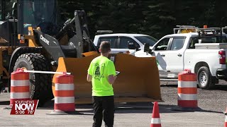 ODOT employees show off their equipment operator skills during annual "Roadeo" competition