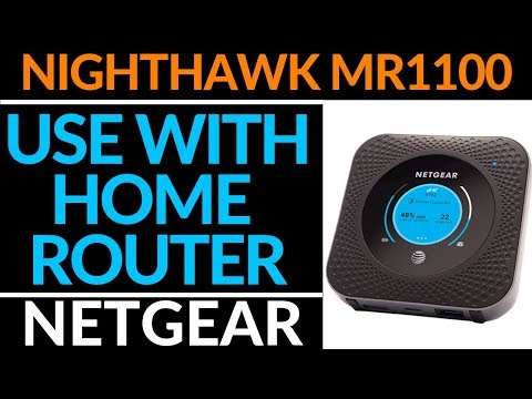 How to use the Netgear Nighthawk M1 MR1100 with a Router