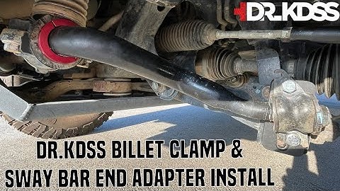 Dr.KDSS Billet Clamp & Sway Bar End Adapter Install | 5th Gen 4Runner