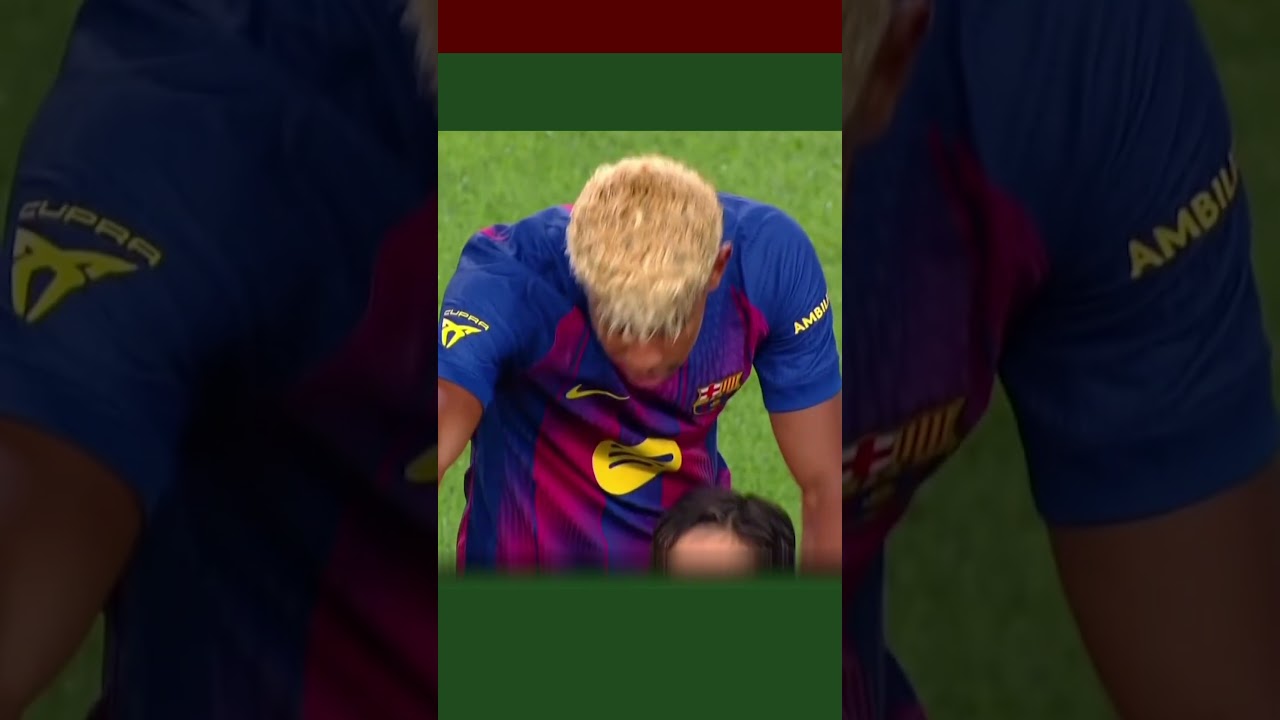 Epic Entry! Barcelona Stars Arrive on the Pitch ✨⚽ 