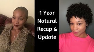 1 Year Big Chop Anniversary! **Full year recap &amp; 12 month update**