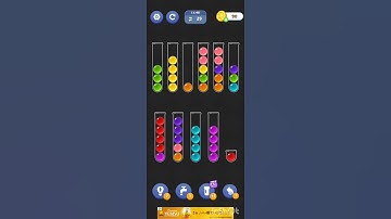 Mind Blown up by this level 48 🧩 can you sort out this?🟢🟣🟤🟠🔴🟡⚫✅