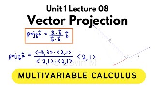 Vector Projection, Multivariable Calculus