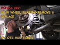 Honda CRV: Rear Wheel Bearing & Other Repairs Part I