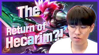 Oner&#39;s Hecarim is Back! Is he good in this meta? [T1 Stream Highlight]