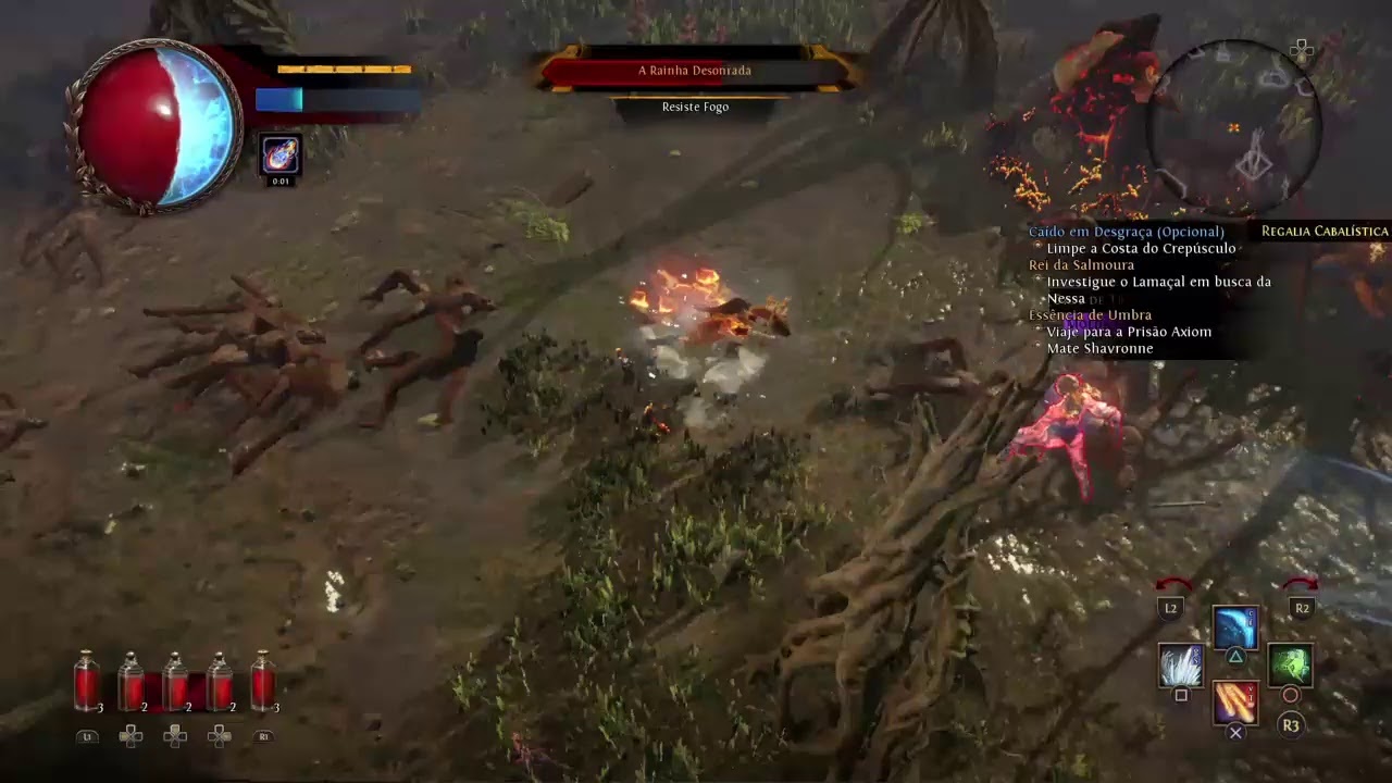 Path of exile ps4 rpg game play live - YouTube